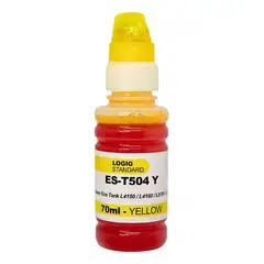 LOGIC - Tinta T504 Para Epson Ecotank Color Amarillo 70 ml L4150/L6191