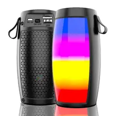 GENERICO - Parlante Bluetooth Portátil Con Rgb Led Mini Speaker