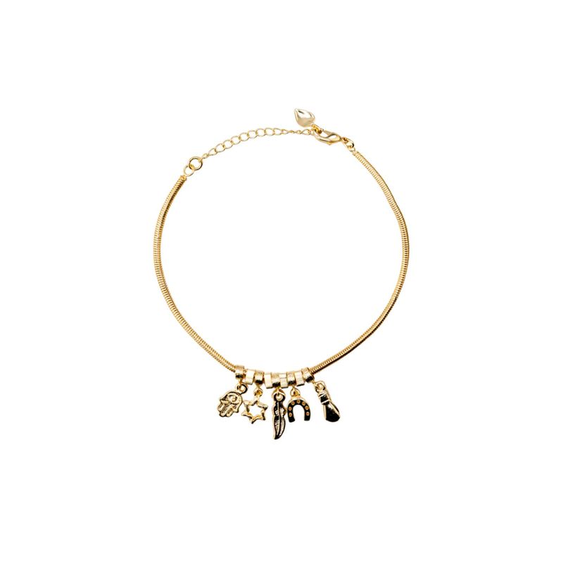 JOYAS MONTERO - Pulsera Nara Gold Con Baño de Oro 24k