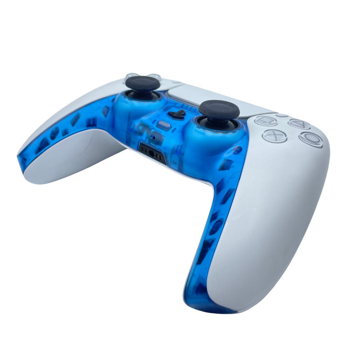 GENERICO - Tira Decorativa Para Mando De Ps5 Personalizado Premium Azul Transp.