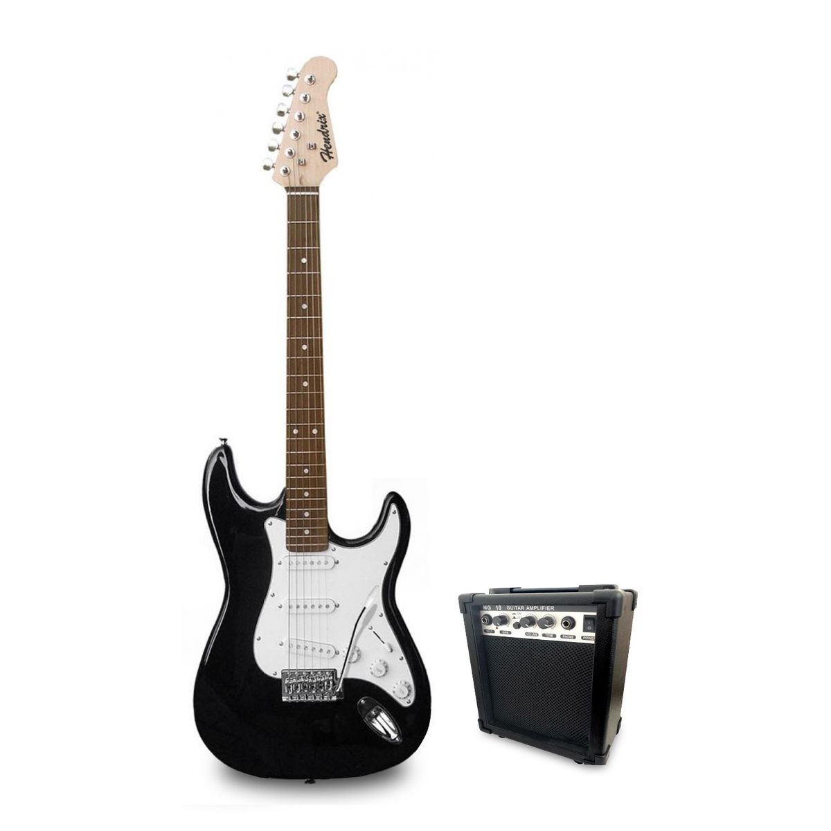 HENDRIX - Kit Guitarra Eléctrica 39 Amplificador 10w Hendrix Hx0044