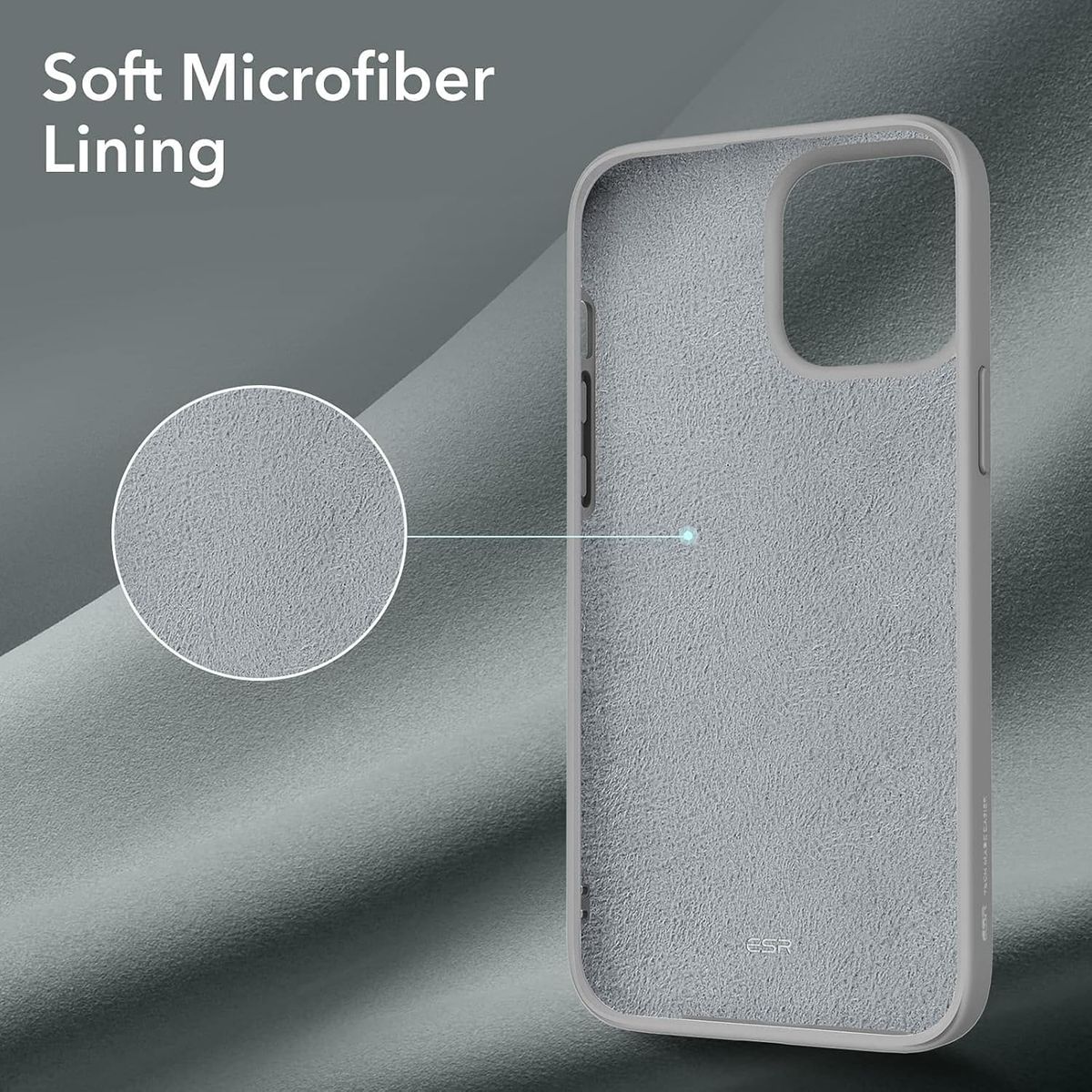 ESR - Carcasa Esr Para iPhone 13 Cloud Soft Gris