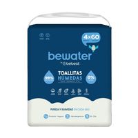 Toallas Húmedas Bewater - Bolsa 4x60 Unidades