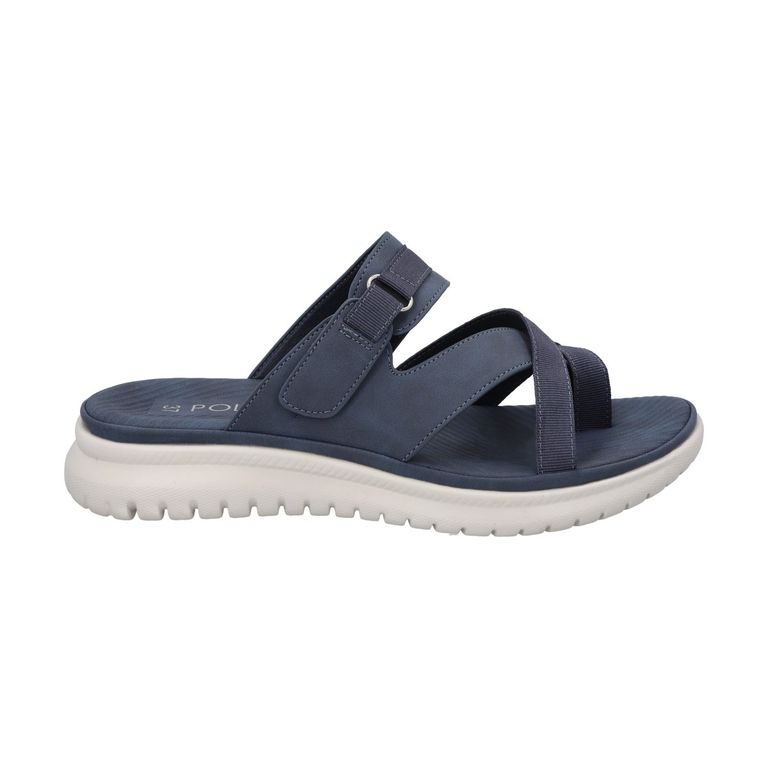 Sandalia Mujer Azul Plataforma Valentina