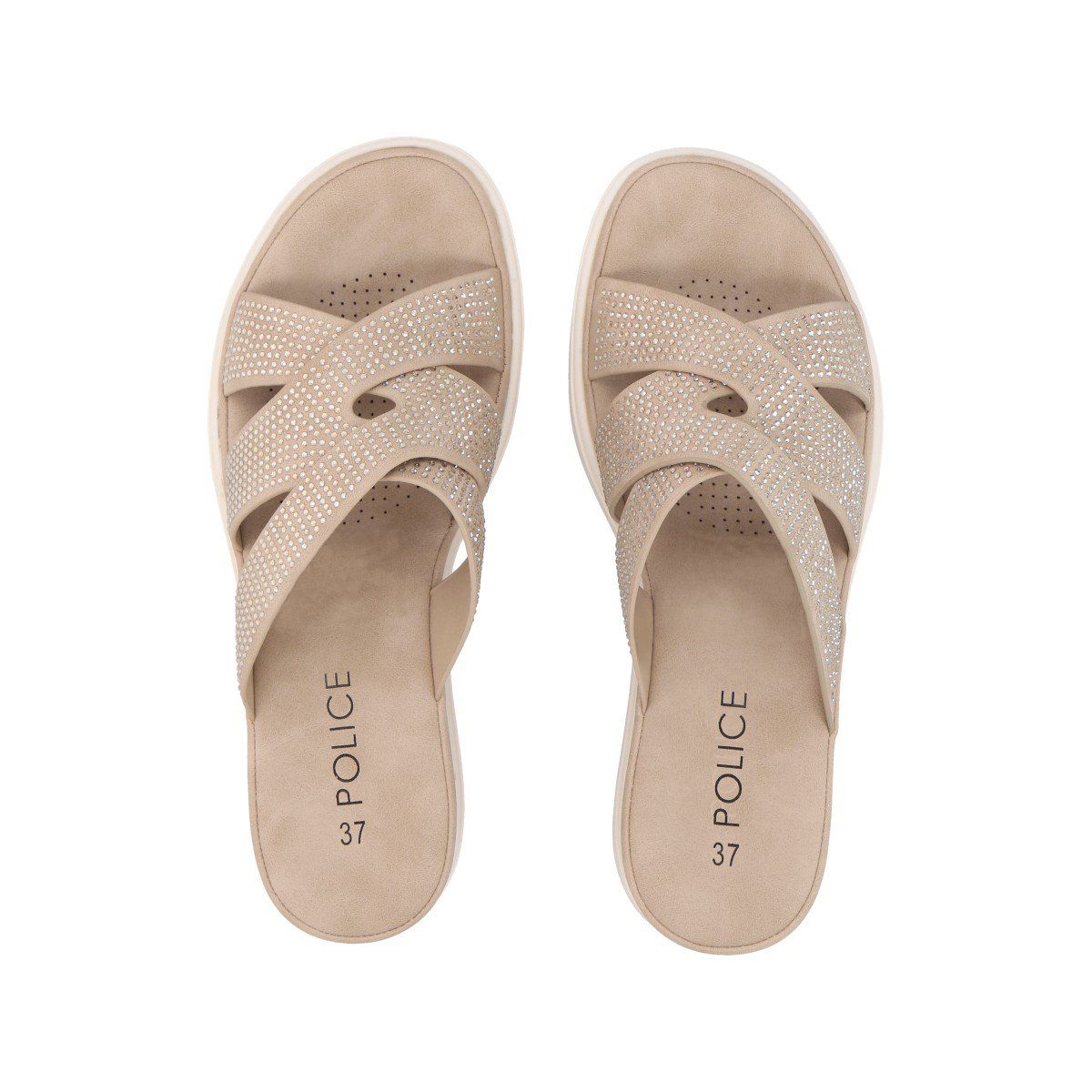 POLICE - Sandalia Mujer Beige Lili Police
