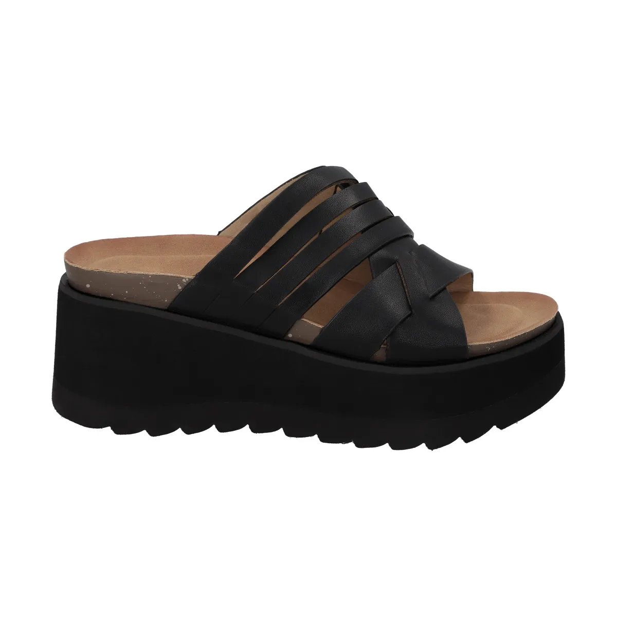 POLICE - Sandalia Mujer Negro Emilia Police