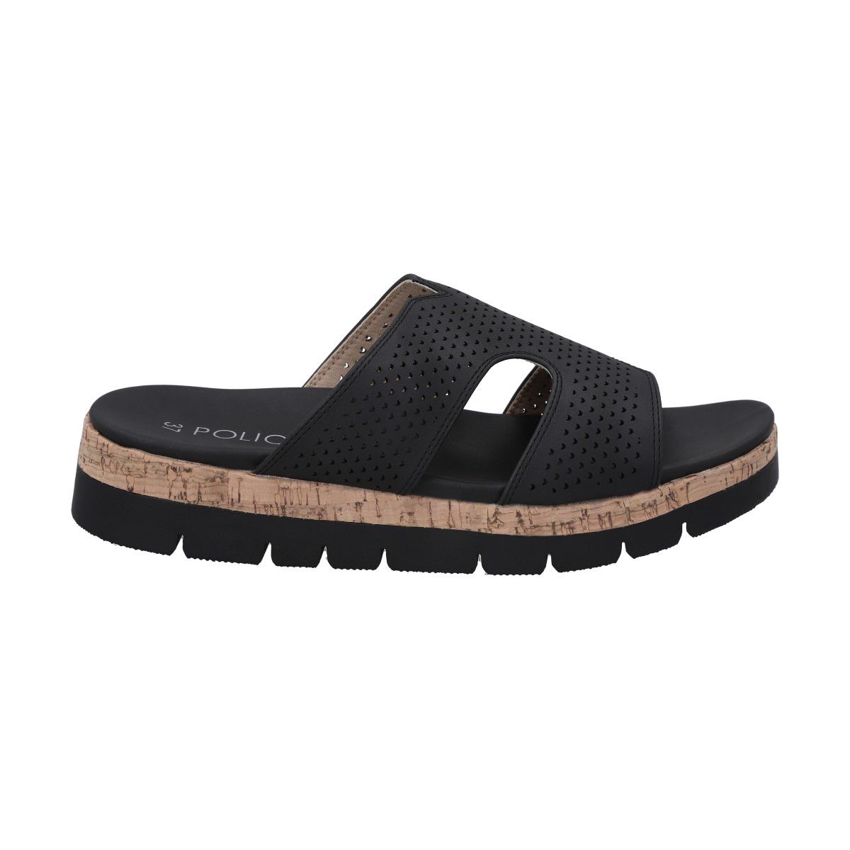 POLICE - Sandalia Mujer Negro Valentina Police