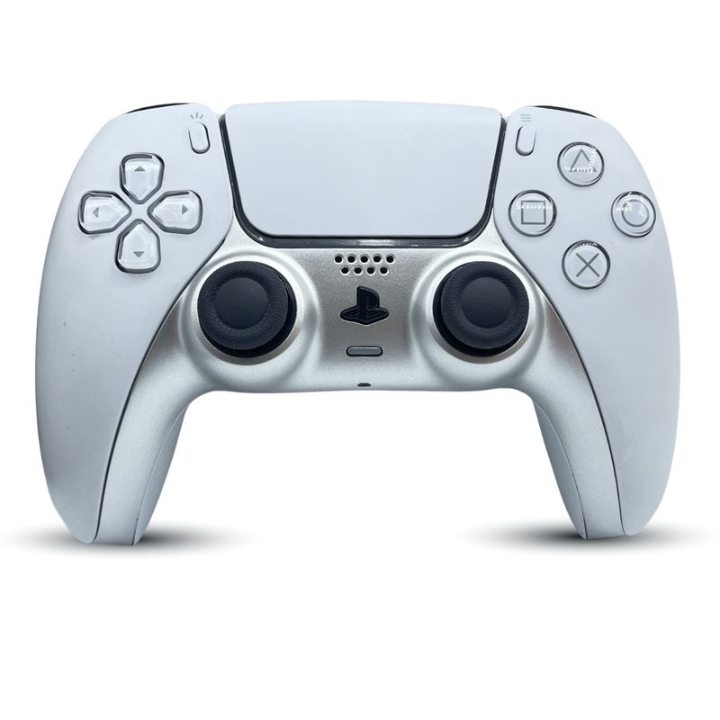 GENERICO - Tira Decorativa Para Mando De Ps5 Personalizado Premium Plateado.