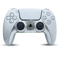 GENERICO - Tira Decorativa Para Mando De Ps5 Personalizado Premium Plateado.