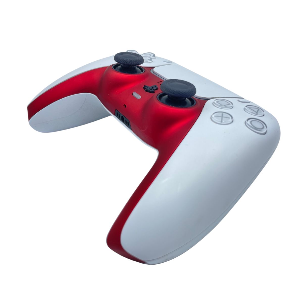 GENERICO - Tira Decorativa Para Mando De Ps5 Personalizado Premium Rojo Metal.