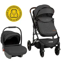 VOYAGE - Coche Travel System Venus Black 2 en 1