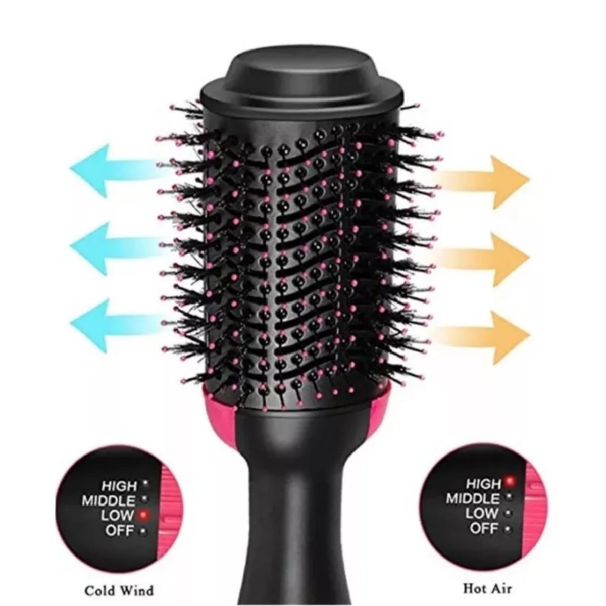 GENERICO - Cepillo One Step Secador de Cabello Alisador