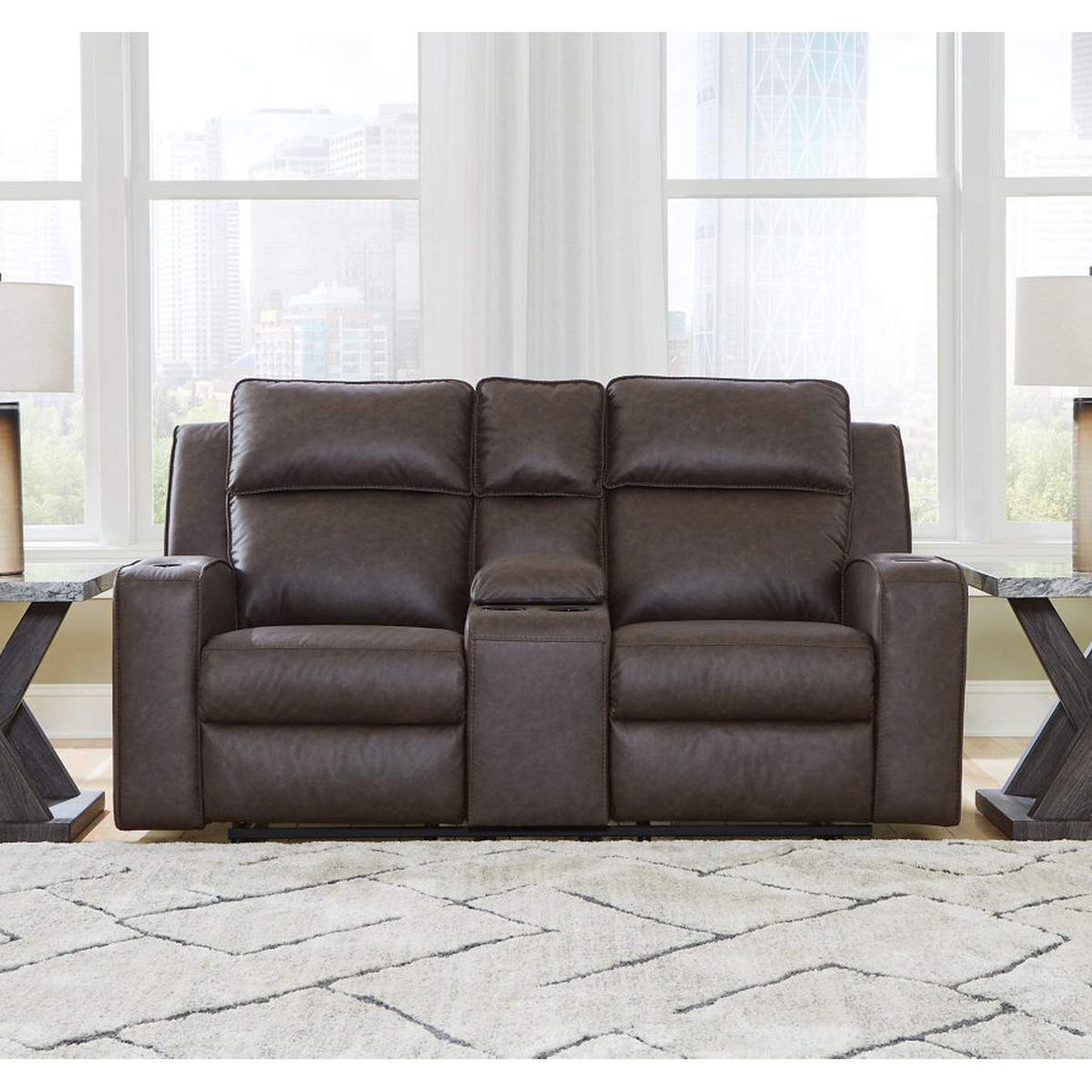 ASHLEY - Sofá reclinable 2 cuerpos Lavenhorne