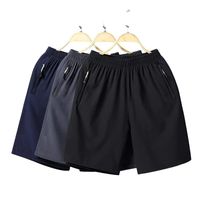 Short Liso Deportivo Hombre - Secado Rapido - Gym - Bolsillos