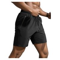 Short Liso Deportivo Hombre - Secado Rapido - Gym - Bolsillos