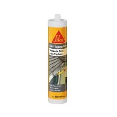SIKA - Tapagotera Tubo 300ml Sellante Gris Para Techos