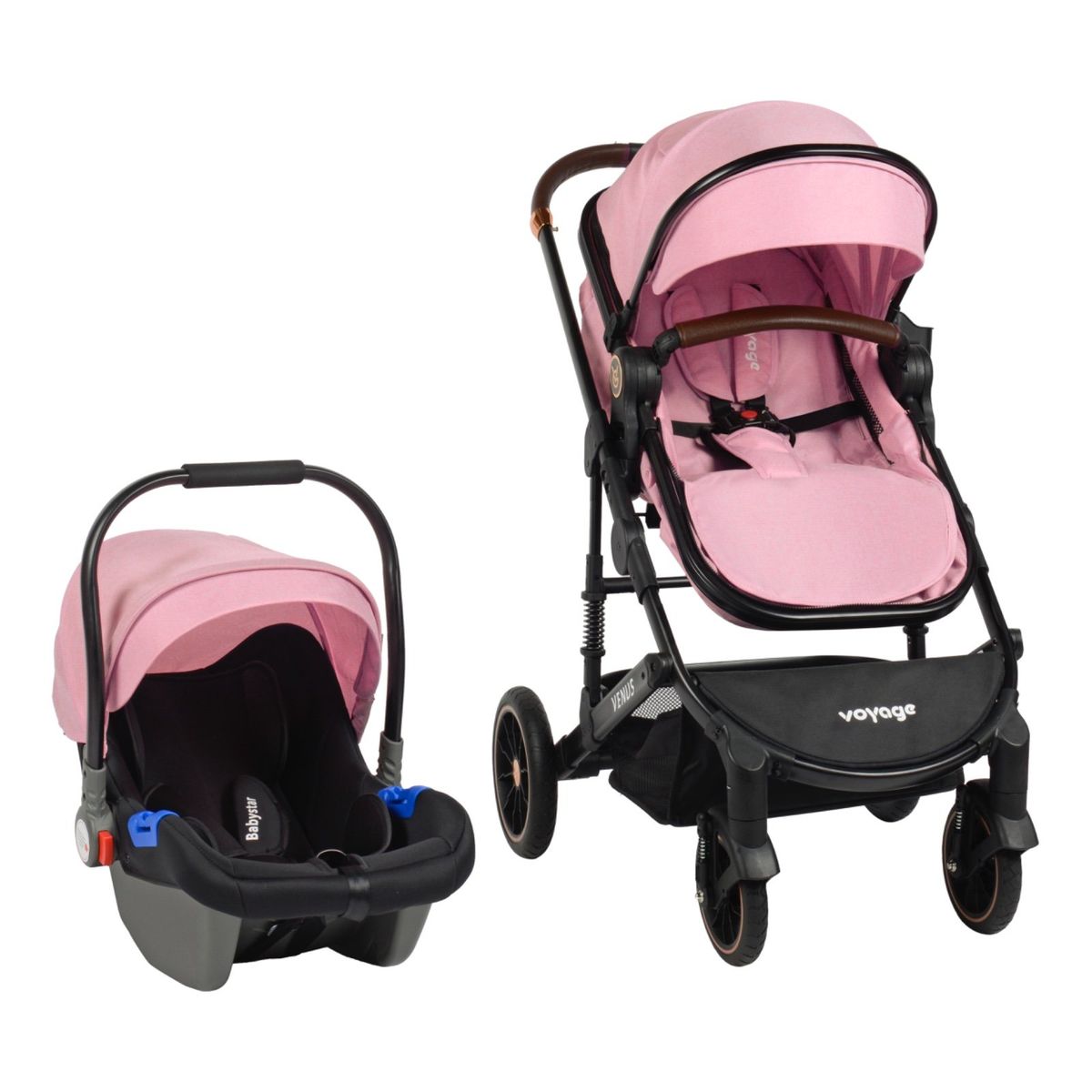 VOYAGE - Coche Travel System Venus Pink 2 en 1