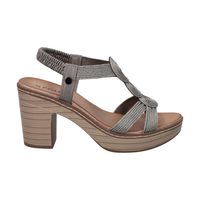 Sandalia Mujer Plata Camila