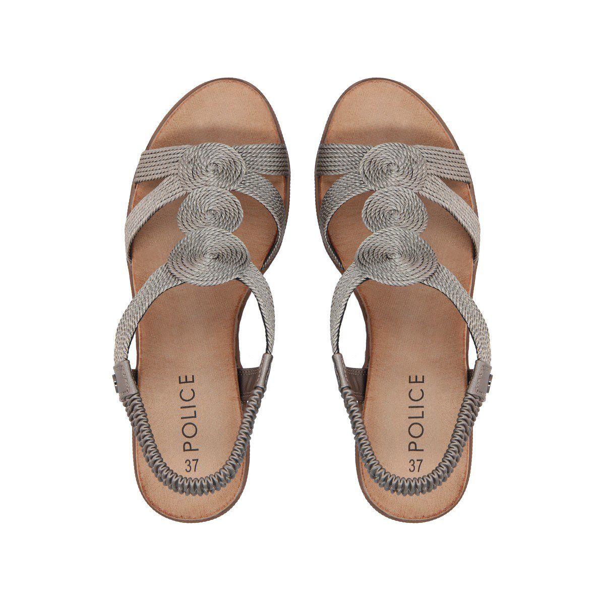 POLICE - Sandalia Mujer Plata Camila Police