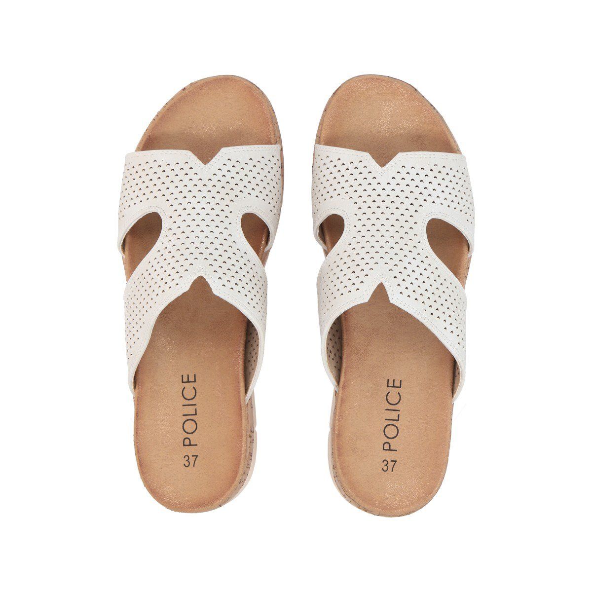 POLICE - Sandalia Mujer Blanco Beatriz Police