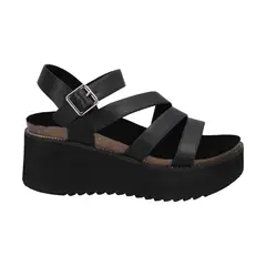 POLICE - Sandalia Mujer Negro Plataforma Constanza