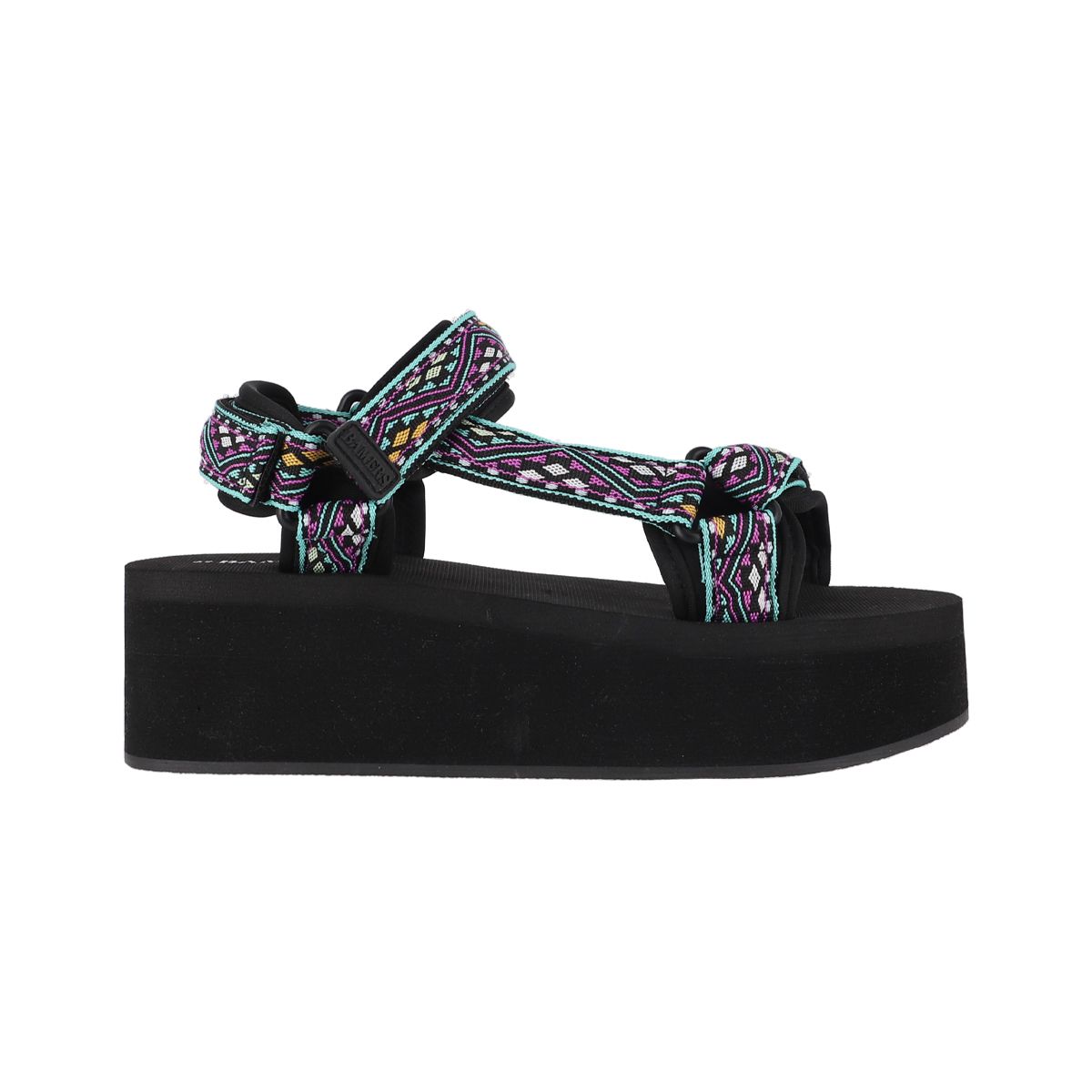 BAMERS - Sandalias Plataforma Mujer Plateado Bamers Dessert