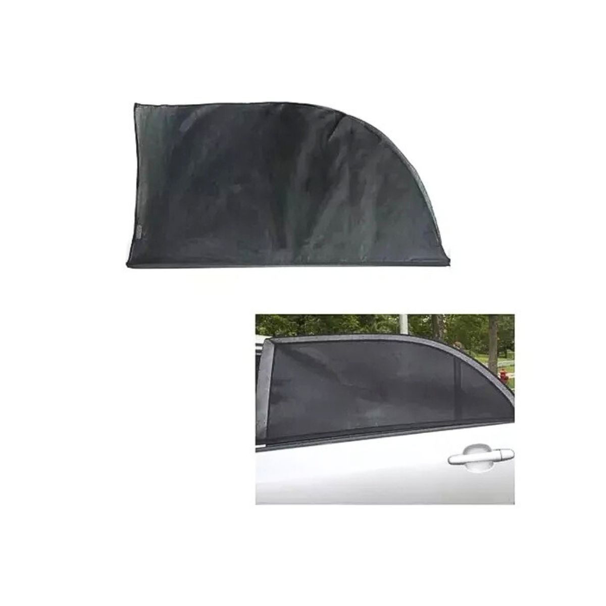 GENERICO - Malla Cubre Ventana Lateral Trasera De Camioneta El Par