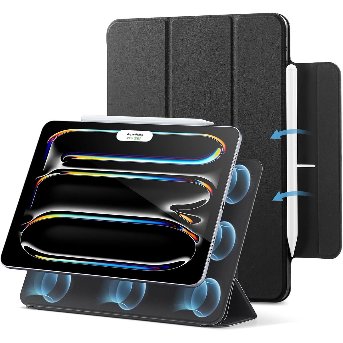 ESR - Funda ESR Para iPad Air 11 2024 / Air 10.9 5/4 Rebound Magnética Negro