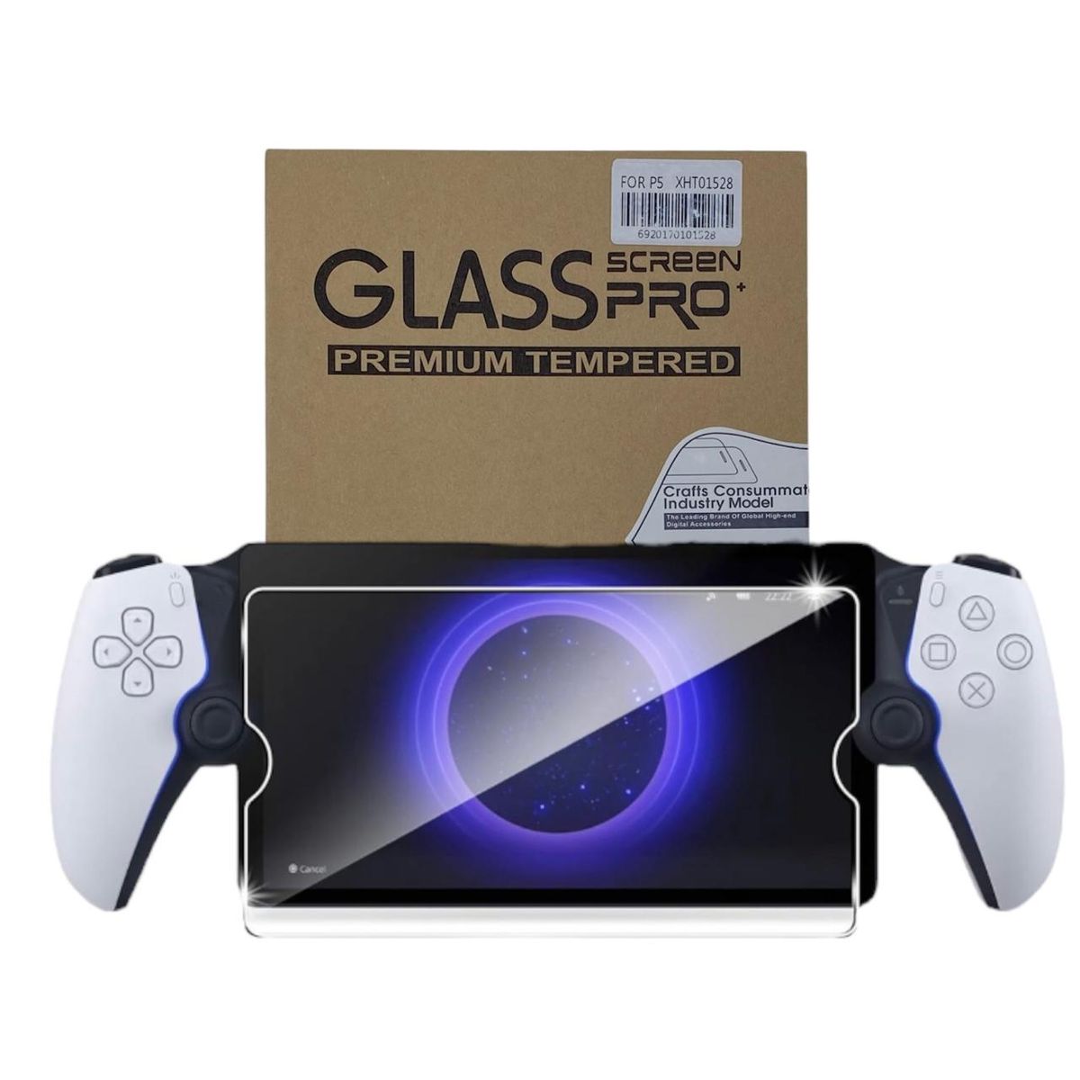 GENERICO - Lamina Protector de Pantalla PlayStation 5 Portal Vidrio Templado