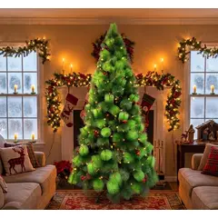GENERICO - Arbol De Navidad De Pino Frutos Rojos Decorativo 180cm