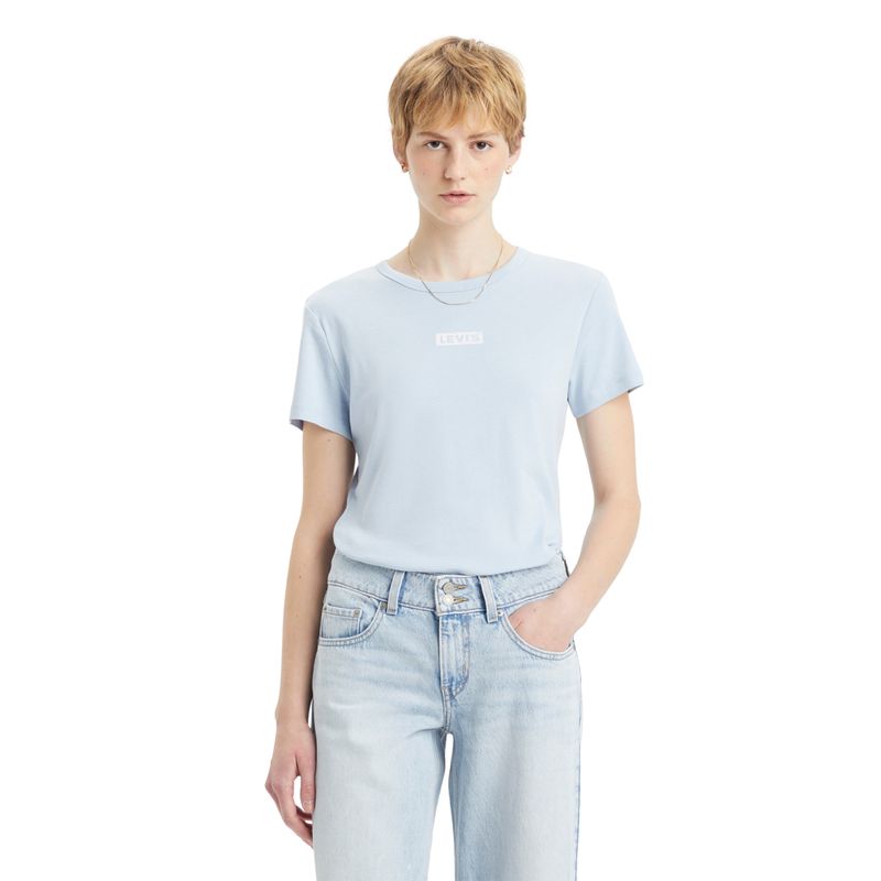 LEVIS - Polera Mujer Graphic Rickie Celeste Levis