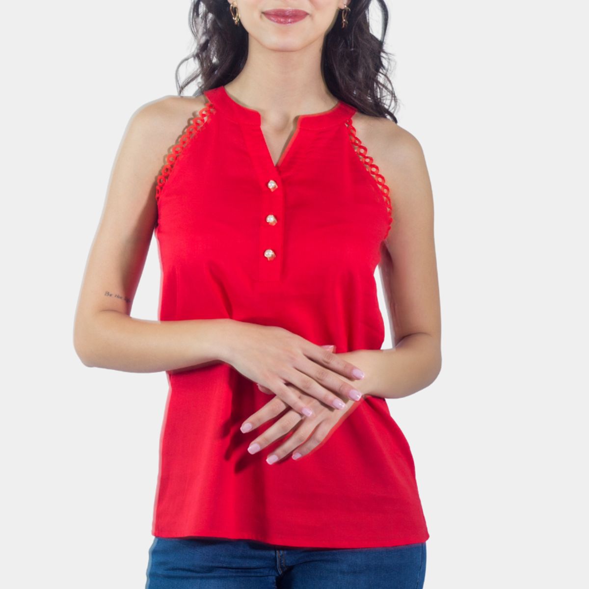 TENTATION - Bluson SM Broderie Rojo Tentation