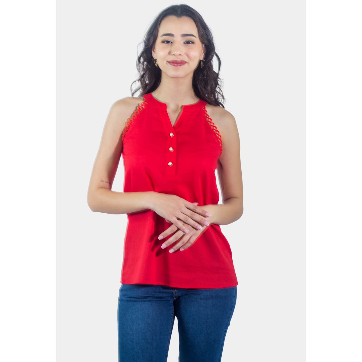 TENTATION - Bluson SM Broderie Rojo Tentation