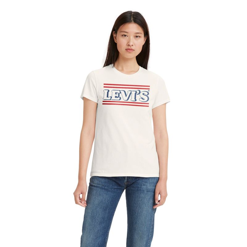 LEVIS - Polera Mujer Regular Fit Blanco Levis