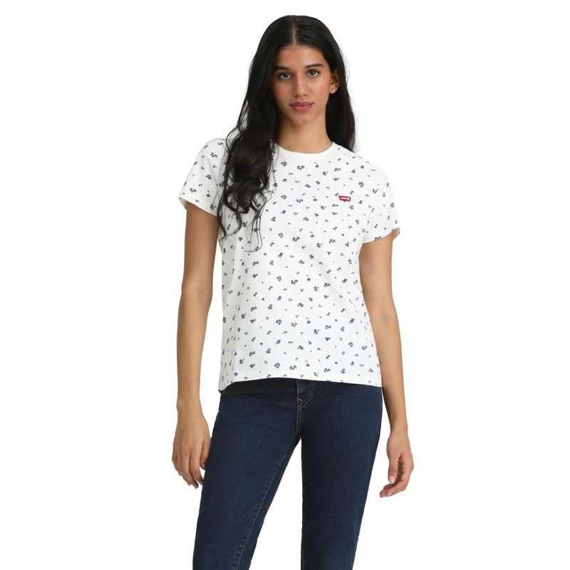 LEVIS - Polera Mujer Regular Fit Blanco Levis
