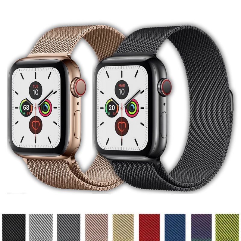 GENERICO - Correa para Apple Watch Acero Inoxidable imantada 384041mm