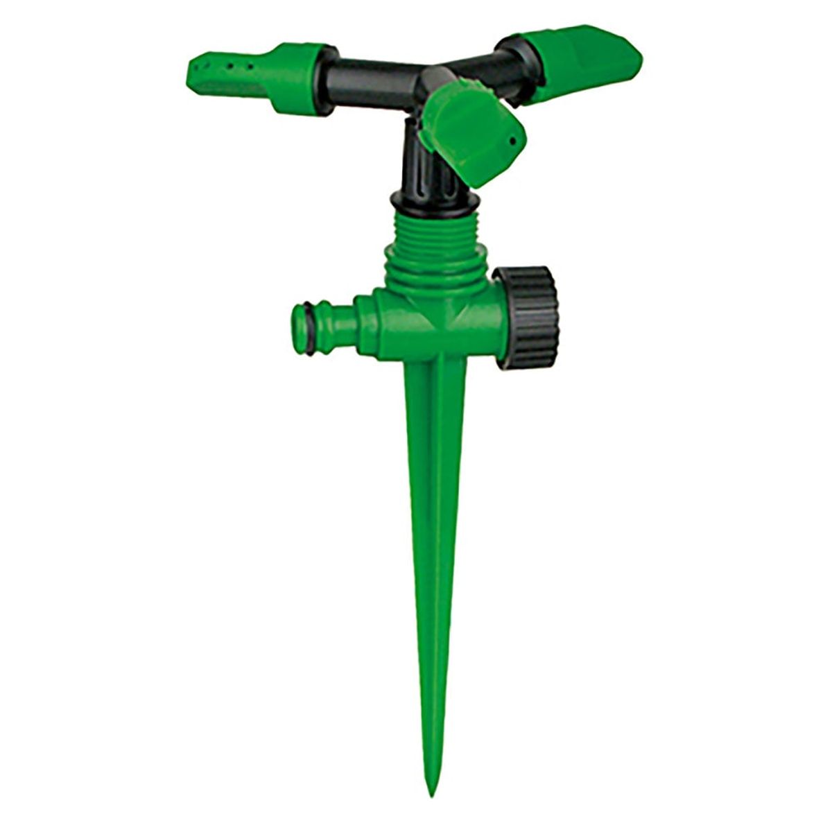 KAMASA - Aspersor De Riego Giratorio 3 Boquillas 2 Vías