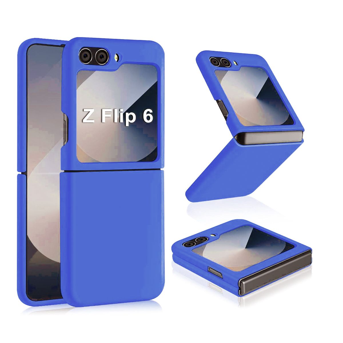 JOIGO - Carcasa Para Samsung Z Flip  6 Goma Azul