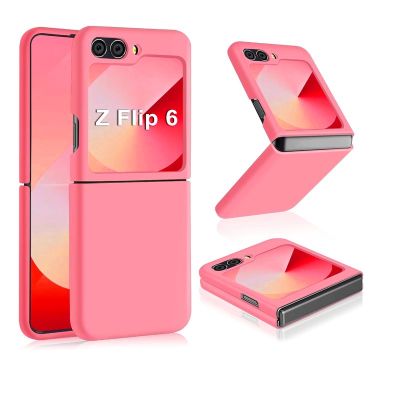 JOIGO - Carcasa Para Samsung Z Flip  6 Goma Coral.