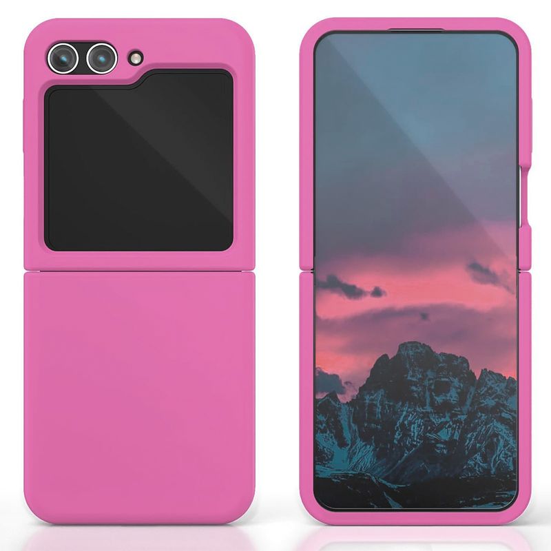 JOIGO - Carcasa Para Samsung Z Flip  6 Goma Fucsia.