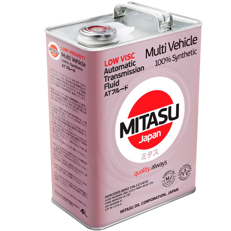 MITASU - Aceite Transmisión Atf Dexron VI Mv Low Viscocity