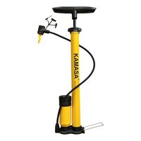 Bombín De Pie Multiuso Con Manómetro