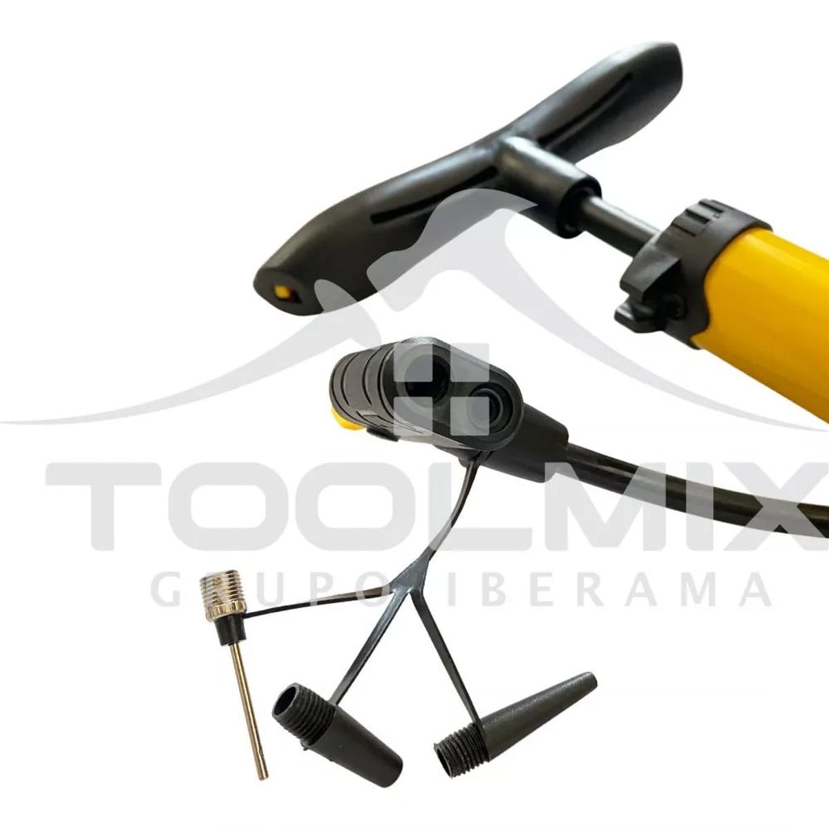 KAMASA - Bombín De Pie Multiuso Con Manómetro