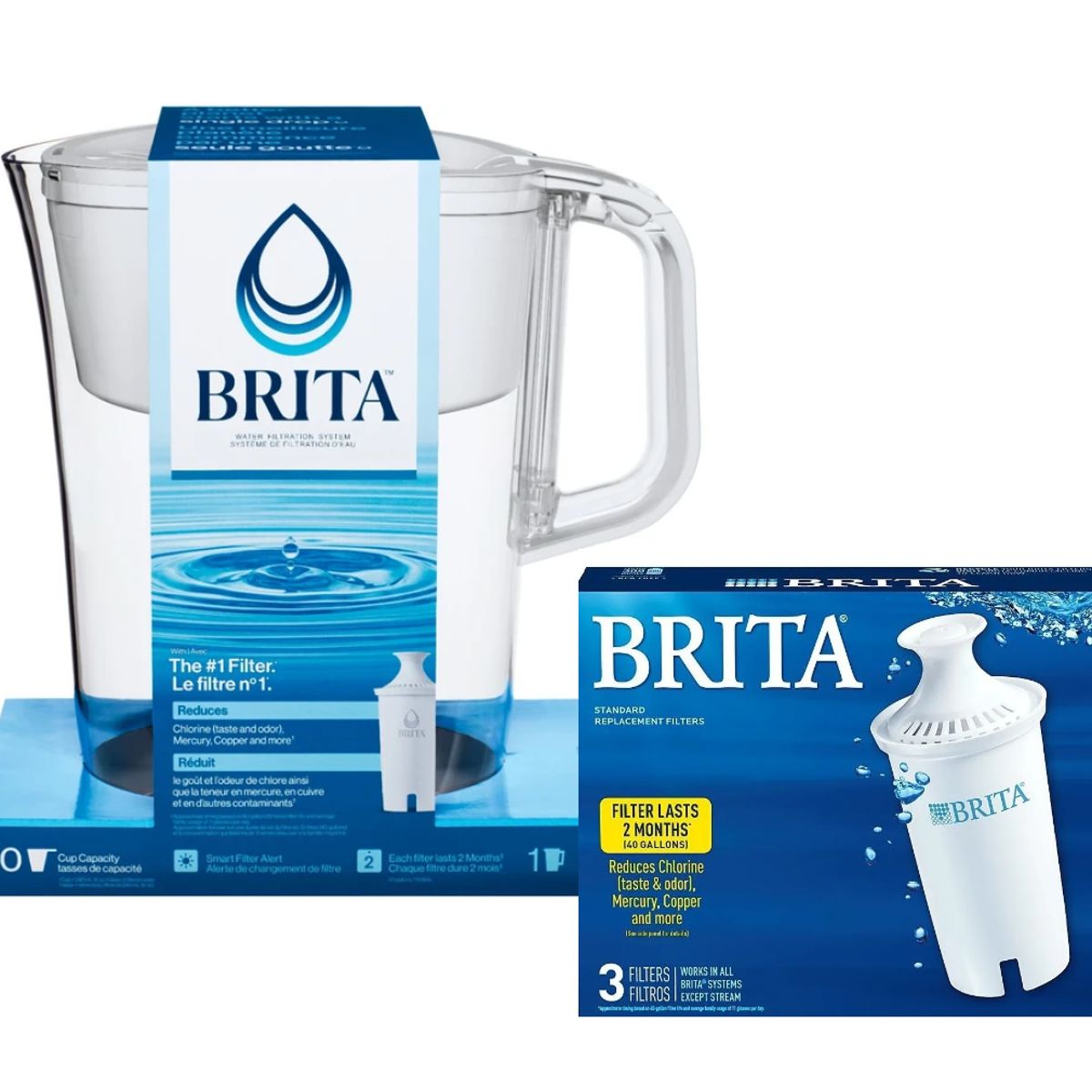 BRITA - Brita Sistema Purificador Agua Jarro Tahoe + Pack 3 Filtros