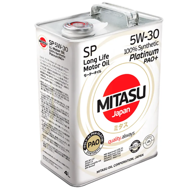 MITASU - Aceite 5W30 SP Full Sintético DPF