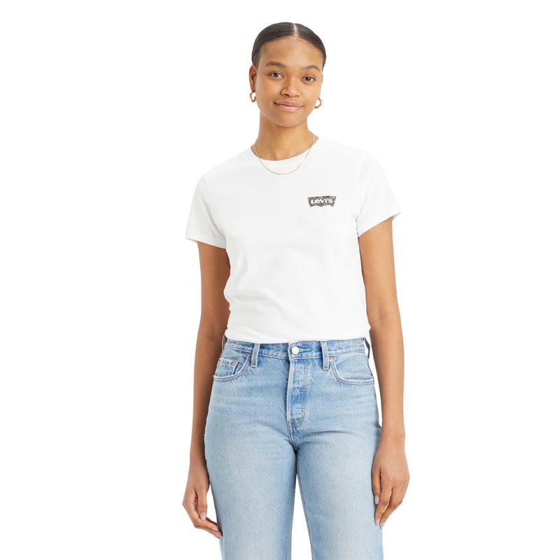 LEVIS - Polera Mujer Regular Fit Blanco Levis_.