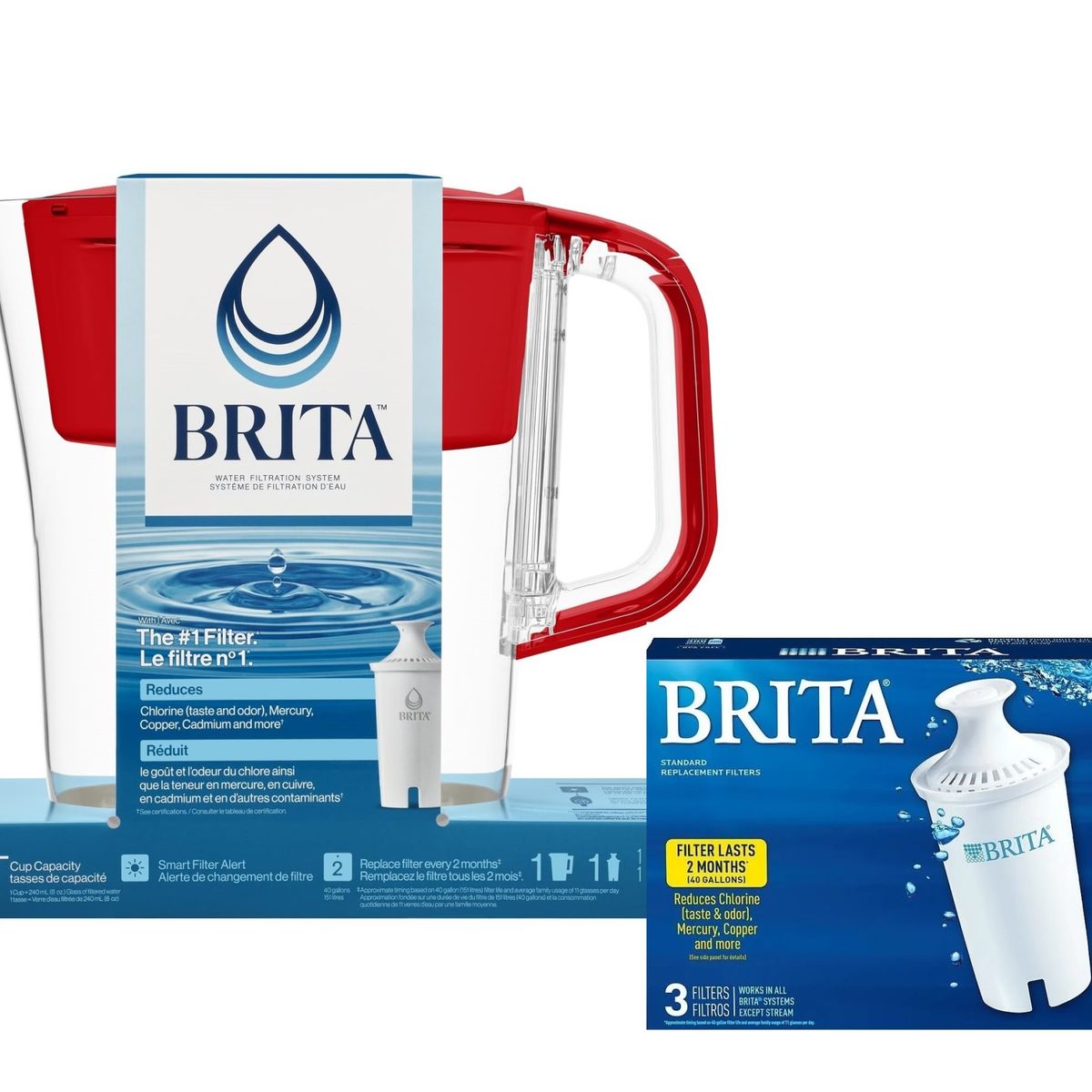 BRITA - Brita Sistema Purificador Agua Jarro Geyser + Pack 3 Filtros
