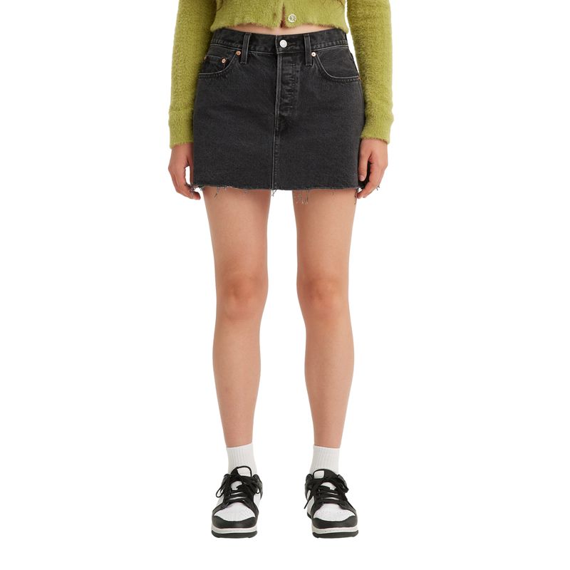 LEVIS - Falda Mujer Icon Skirt Negro Levis