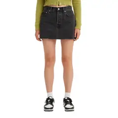 LEVIS - Falda Mujer Icon Skirt Negro