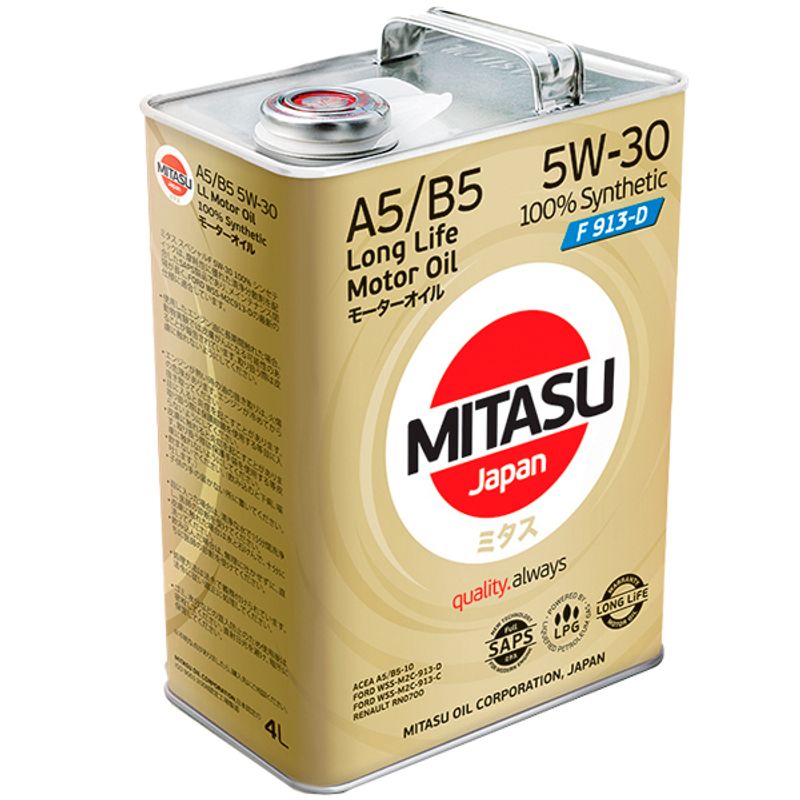 MITASU - Aceite 5w30 Full Sintético A5b5 Long Life